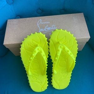 ‼️BRAND NEW NEVER WORN Christian Louboutin flip flops ‼️